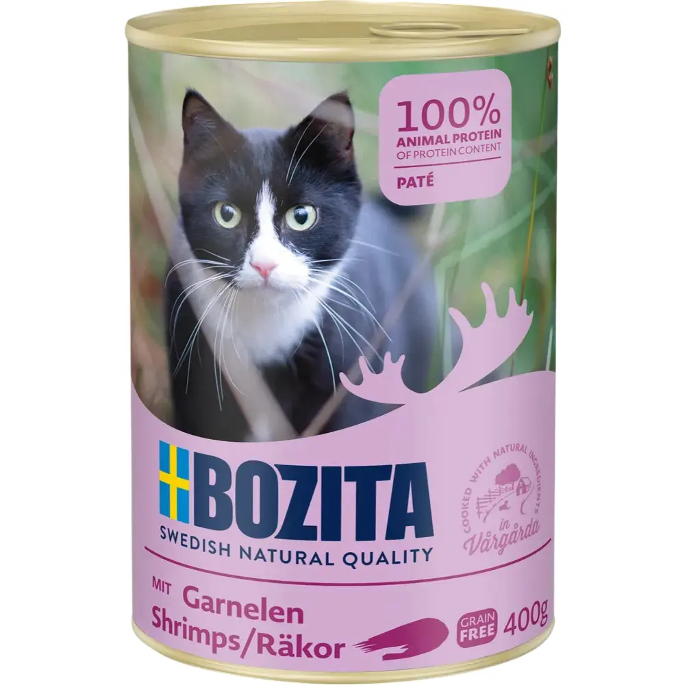 Bozita Kattefoder Pate 400g Rejer